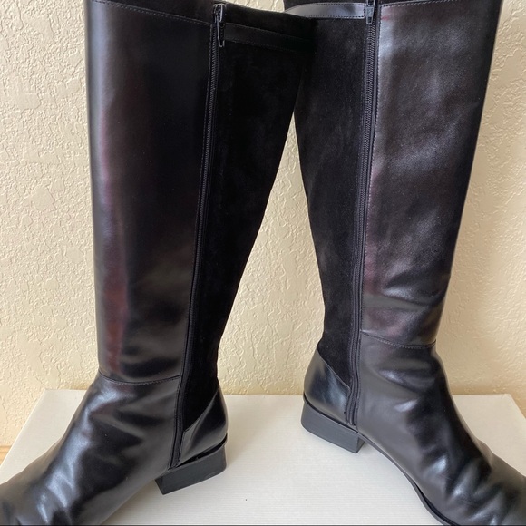 Talbots Becca Black Riding Boots - Picture 4 of 6